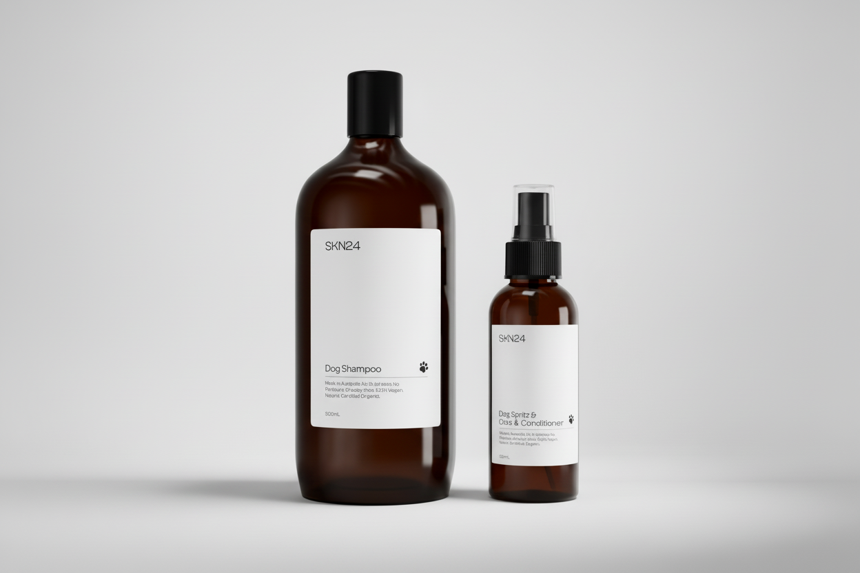 SKN24 Dog Shampoo & Spritz Conditioner Clear